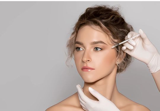 Woman receiving Bionix Glow Skin Booster treatment for glowing and hydrated skin